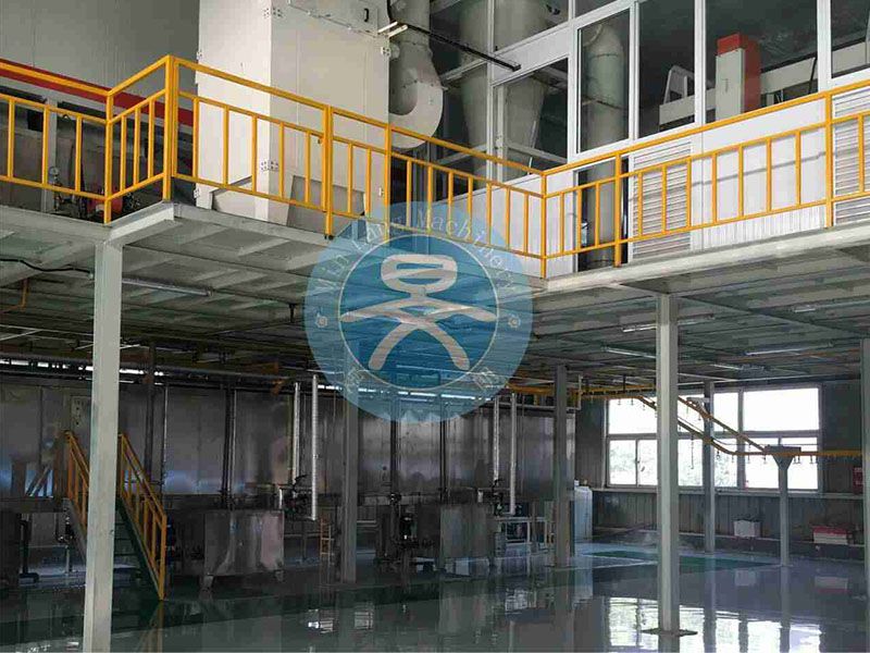 大眾發(fā)動(dòng)機(jī)殼噴粉涂裝生產(chǎn)線